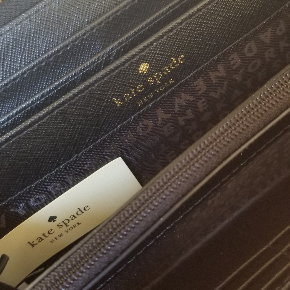 Kate Spade ♠️ "Hazy Rose," Zip-around Continental Wallet - Picture 4 of 12